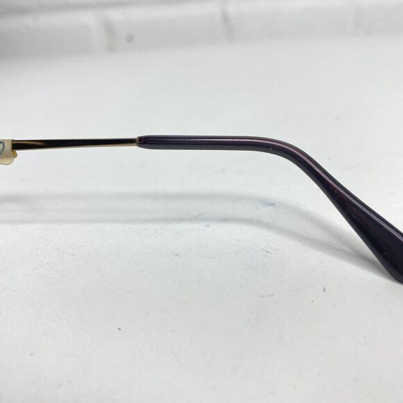 Authentic Veruska 71 Eyeglasses Frame 71 GOLD WOMEN Frame Only H2105 - Picture 7 of 8